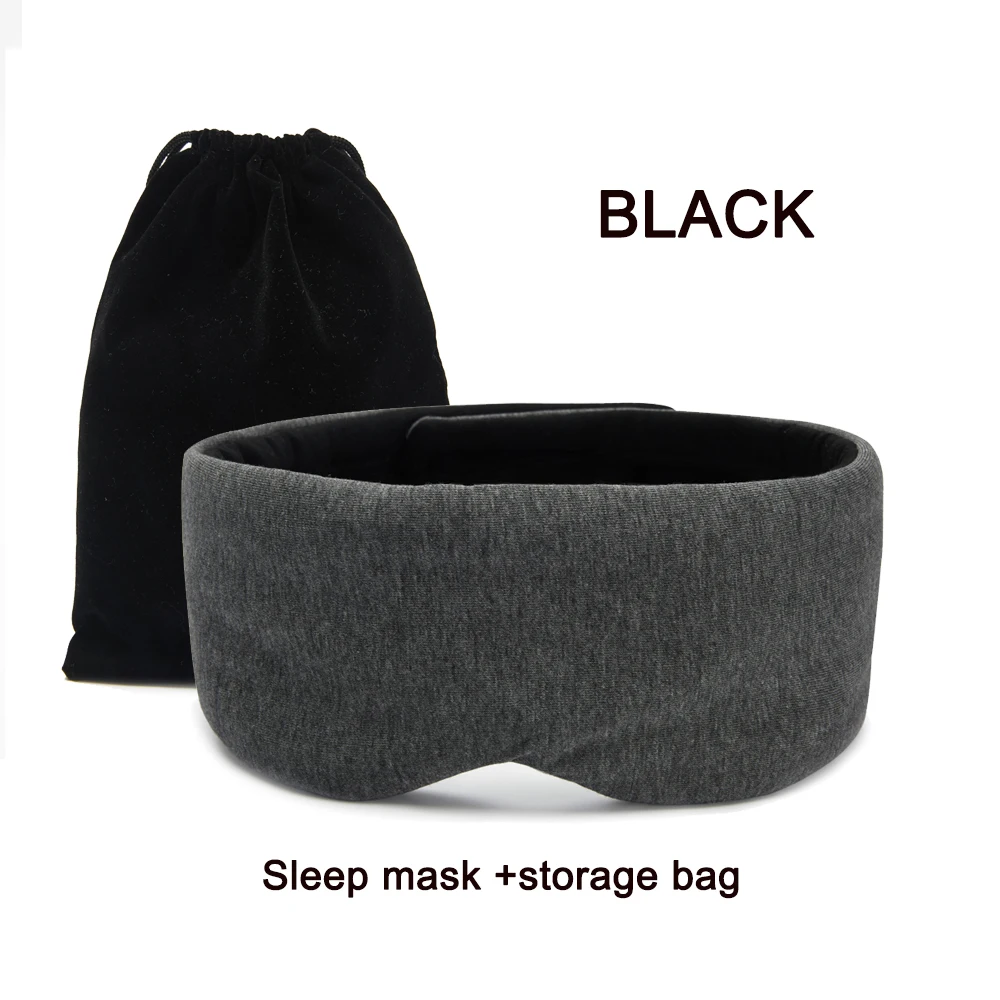 

Full Cover Sleeping Mask Large Eye Masks Soft and Comfortable Eye Shade Blindfold Sleeping Aid Eyepatch for Women Men