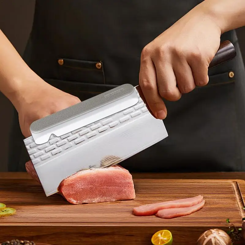 Chef Finger Guards For Cutting Safe Chopping Finger Guard Sharpener Function Slicing Vegetables Hand Protector Effort-saving