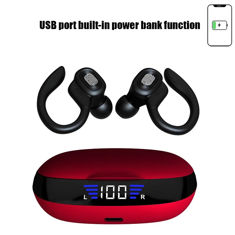 GAINBANG VV2 TWS Wireless Bluetooth Earphones Touch Control Earbuds Noise Canceling Headphones Sport Waterproof Headset With Mic bluetooth headphones for tv Earphones & Headphones