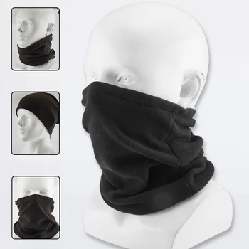 Fleece Warm Winter Windproof Neck Tube Scarf for Men Women Bandana Mask Half Face Cover Cycling Ski Sport Camping Hiking Scarf 3