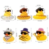 Summer Swimming Ring Yellow Rubber Duck Cute Cowboy Hat Duckies Children's Pool Duck Toys 3