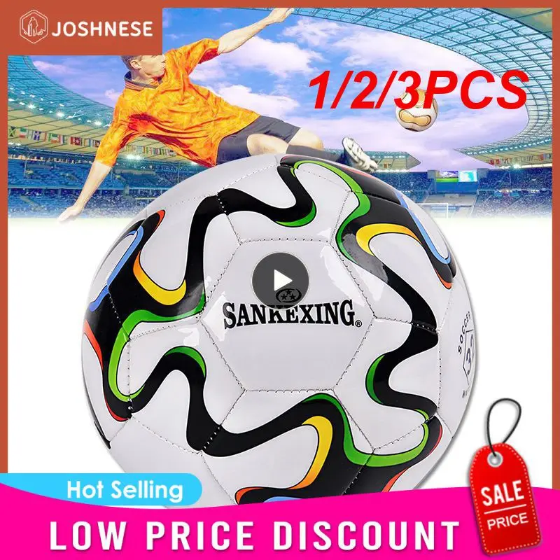 

1/2/3PCS Size 5 Soccer Ball for Youth Machine Stitched Football for Sports Training Match Game Soccer balls