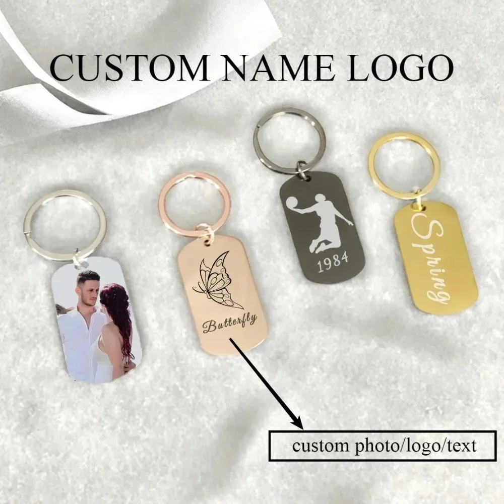 Creative Custom Keychain Drive Safe Laser Engraving Photo/logo - Main Image