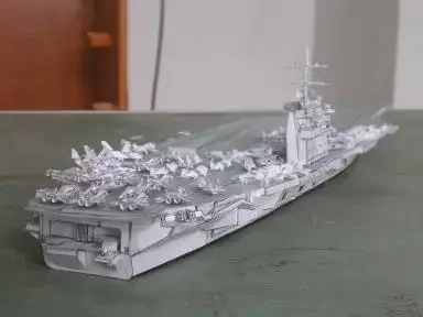 1:700 USS Harry S. Truman CVN-75 Aircraft Carrier DIY Handcraft Paper Model Kit Puzzles Handmade Toy DIY
