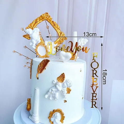 Birthday Acrylic Cake Topper Cake Toppers Birthday Cakes Party Wedding Decoration Anniversaire Candy Bar Father Mother