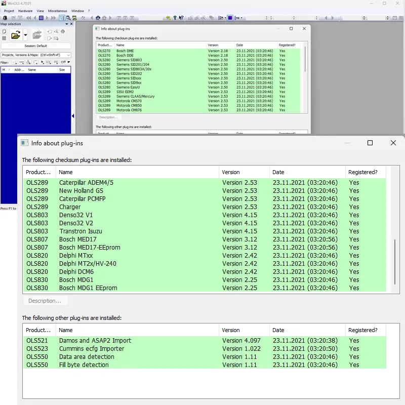 Car Repair Software Car Diagnostic Tool Winols 4.7 Last Version Working on Windows 10 11 Native Version Direct install