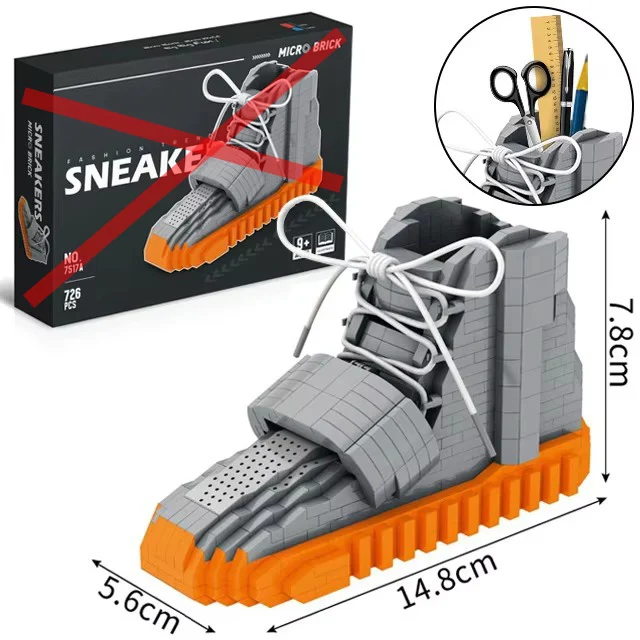 DIY Sport Basketball Shoes Building Blocks - Anime Sneakers Toy