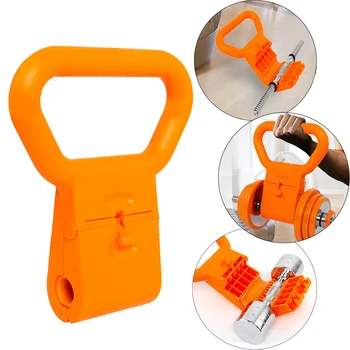 Fitness Kettlebell Grip Portable Adjustable Dumbbell Plate Single Hole Dumbbell Clip for Home Gym Weight Exercise Bodybuilding 3