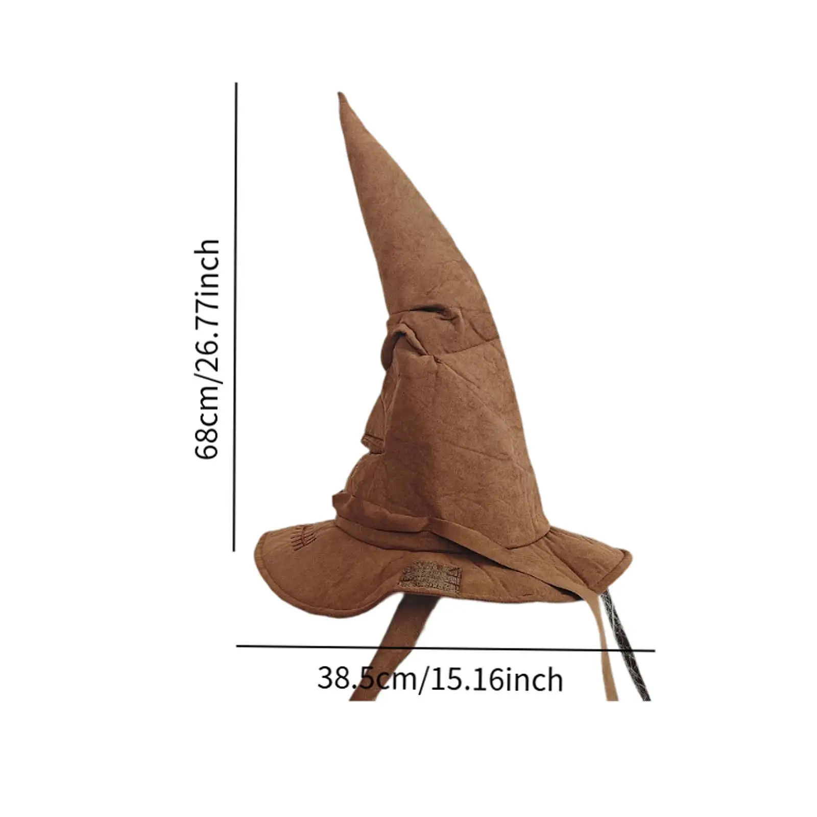 Costume Witch Hat Decoration Sorceress Hat for Christmas Festival Masquerade