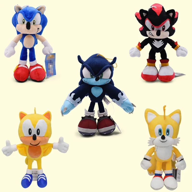 25-28cm New Sonic Plush Toys The Hedgehog Cute Amy Rose Knuckles Tails  Plush Doll Cute Soft Stuffed Toy Kids Birthday Gifts - AliExpress