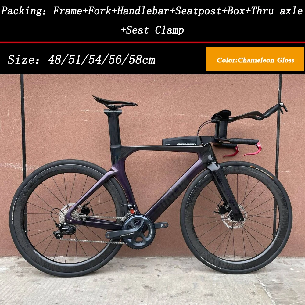 LOOK トライアスロンバイク カーボンフレーム TESCHNER ピストバイク トライアスロン・TTバイク カーボンフレーム