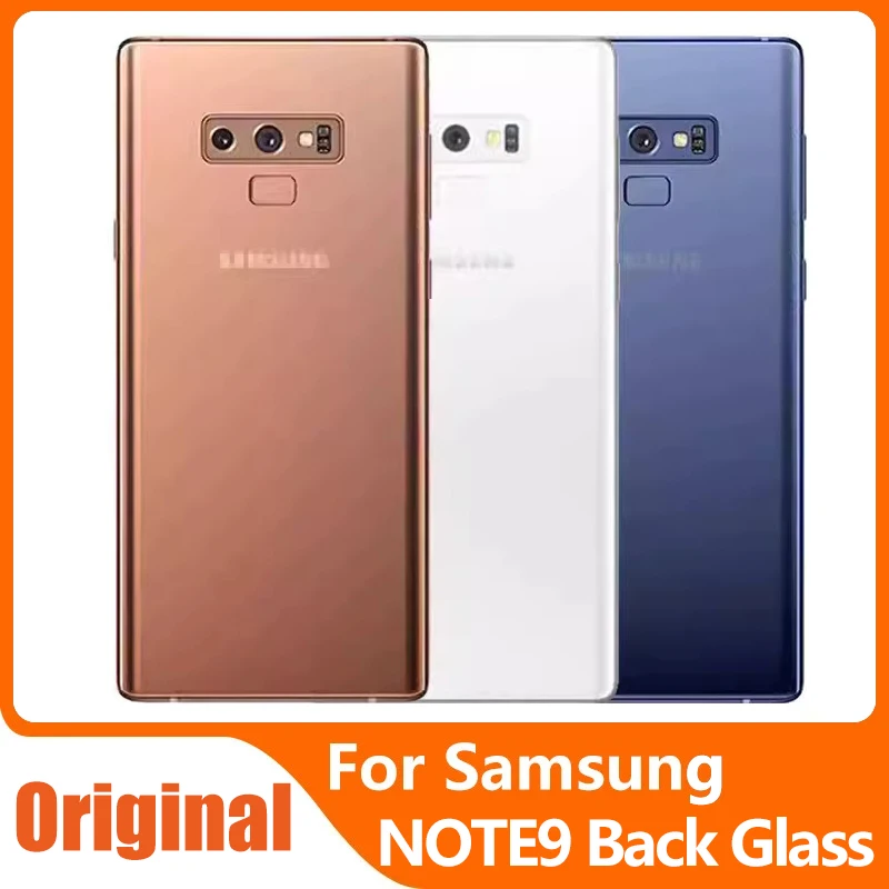 

Задняя крышка батарейного отсека N9600 для Samsung Note9, оригинальная задняя крышка N9608, задняя рамка экрана, задняя крышка с клеем