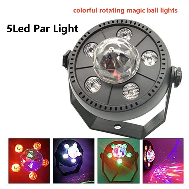 Par Light Colorful Rotating Mini Magic Ball DMX Laser Projector Stage Lighting DJ Disco Party Holiday Dance Wedding Effect Lamp