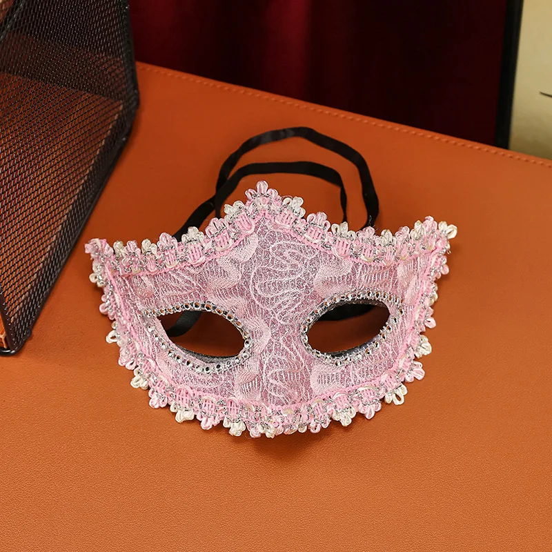 Hochwertige Make-up-Kugelmaske, Halbgesichts-Partykostüm-Accessoire, Unisex-Design für Geburtstage & Festivals, Perfekt für Männer & Frauen – Detail 10