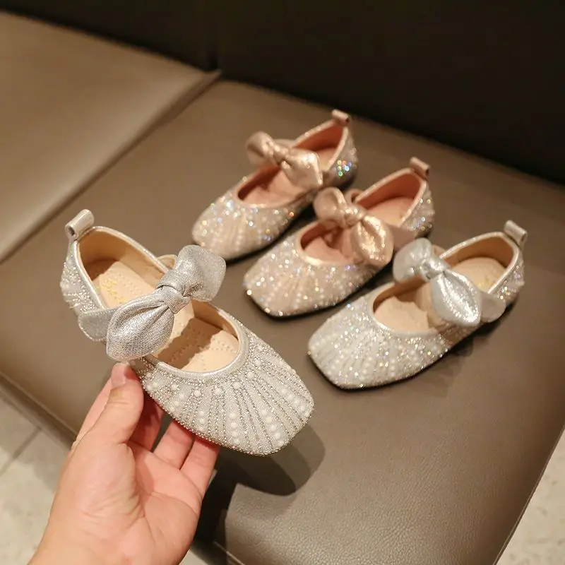 Leather Shoes Mary Jane Shoes Girls Shoes Soft Sole Princess Dance