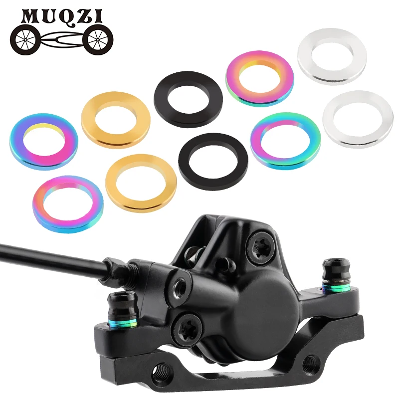 MUQZI 10pcs Titanium Washer M5 M6 For MTB Road Bike Stem Disc Brake muqzi-10pcs-titanium-washer-m5-m6-for-mtb-road-bike-stem-disc-brake