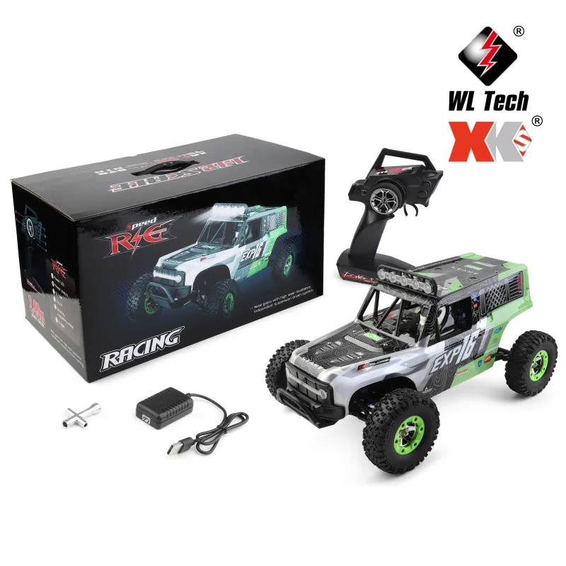 WLtoys 124006 Remote Control Climbing Car RC Competition Four wheel Drive High speed Off road Drift Racing Adult Male Toy Model 3