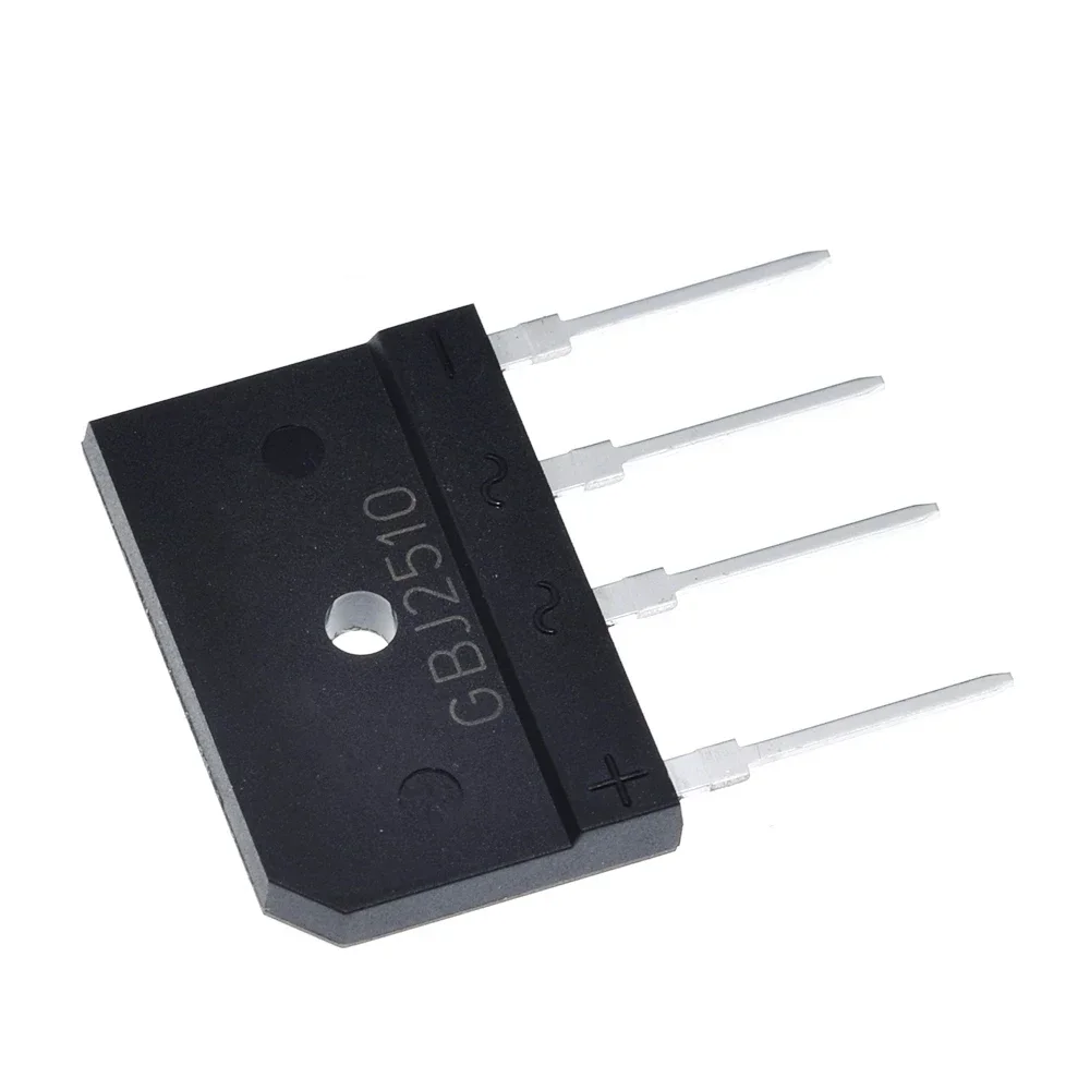 10PCS 25A 1000V diode bridge rectifier gbj2510 ZIP In Stock diode bridge rectifier