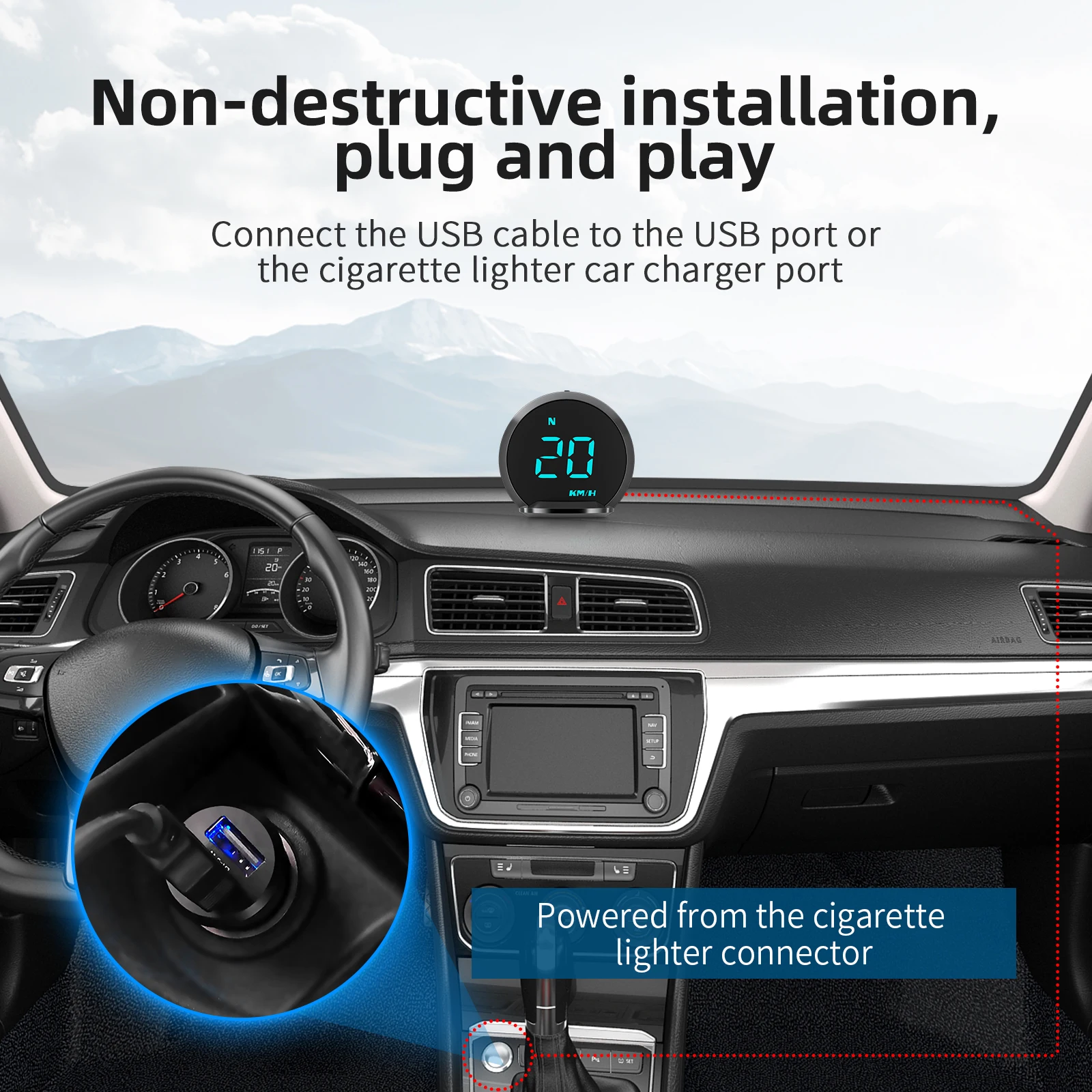 ٱ GPS ڵ  ÷, Ʈ  ӵ 跮, G13 GPS, HUD MPH KMH  溸, 6  Ʈ