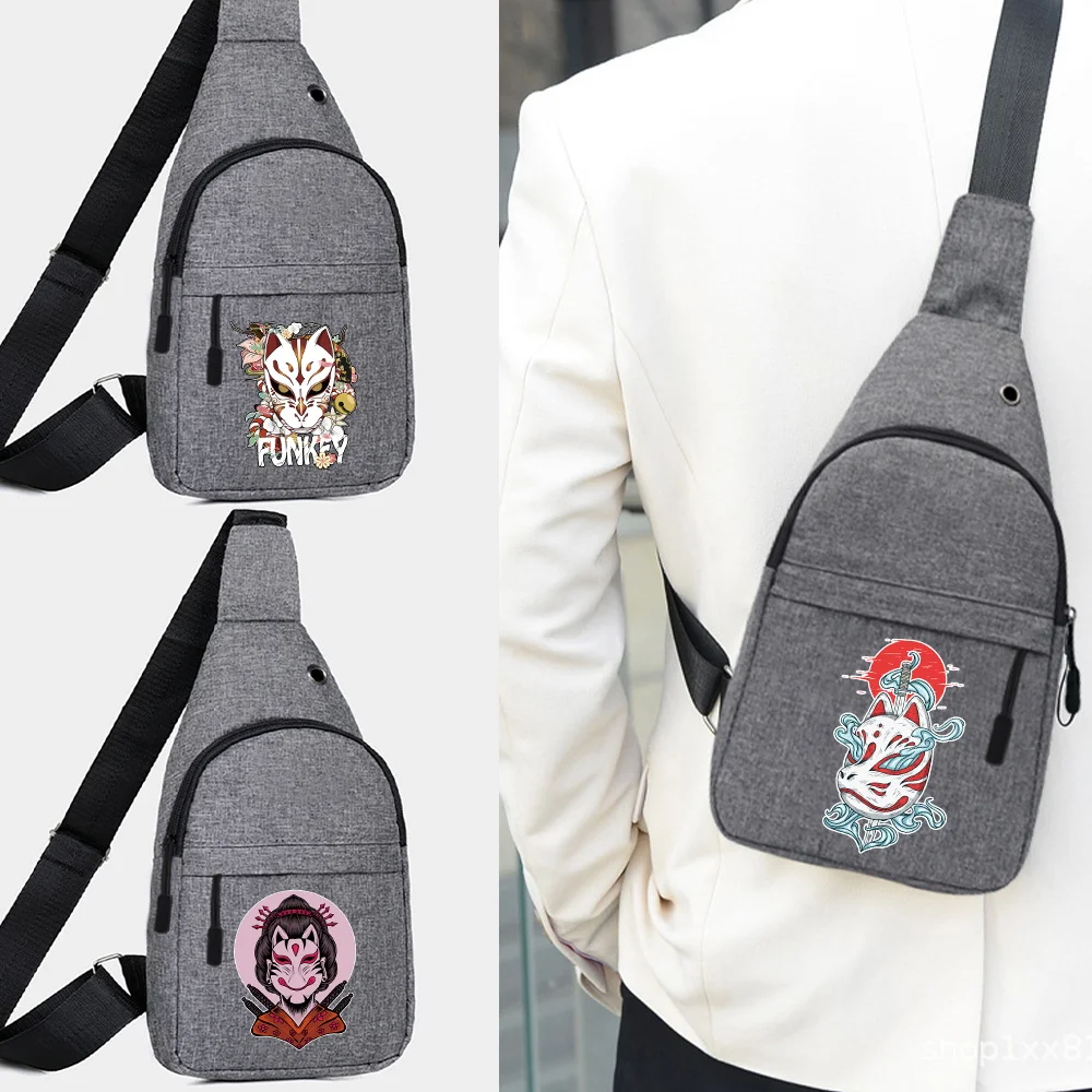 

Outdoor Sports Waist Chest Pack Satchels Fitness Bag Anti-theft Mobile Phone Bag Crossbody Shoulder Bags 2023 New Lover Gift