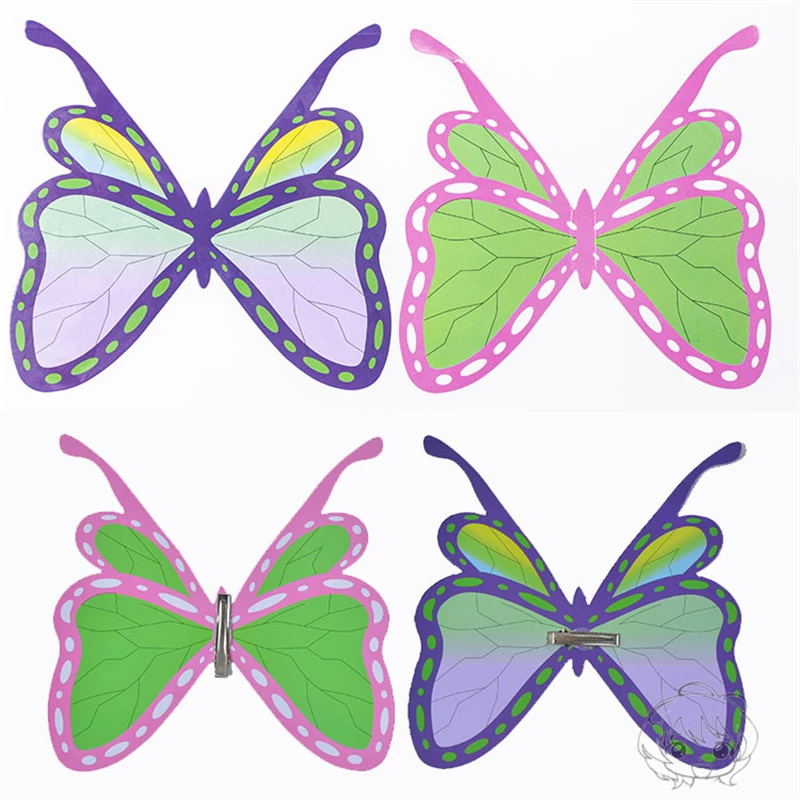 1pcs Cosplay Tsuyuri Kanawo Kochou Shinobu Headwear Butterfly Cosplay Hairpin Hair Clip Headwear hair accessory pearl hairpins hair clip hair headdress jewelry accessories