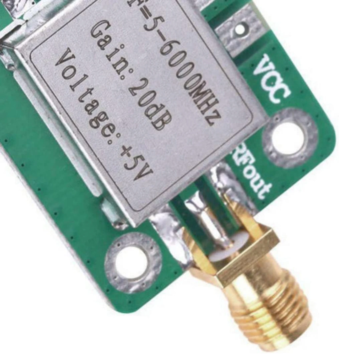 5M-6GHz RF low noise Broadband Signal Amplifier Power Amplifier Gain 20dB VFH UHF SHF 5-6000mhz LNA rf amplifier
