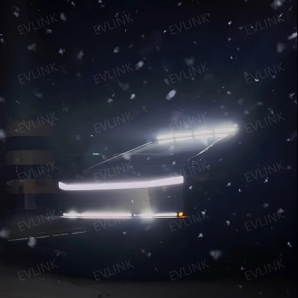 고품질 자동차 부품 그릴 패널 하단 중앙 전면 그릴 바 관통형 라이트 (사이버트럭 2024용)