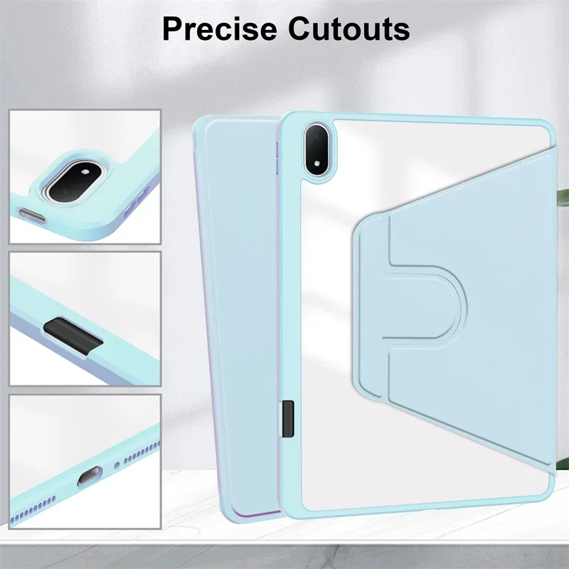 360 ° OnePlus Pad 3用回転ケース、ペンホルダー付き、OnePlus Pad 3