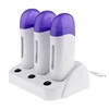 3pcs in 1 Depilatory Roll On Wax Heater Warmer with Base Refillable Wax Cartridge Hair Removal Wax-melt Machine Skin Care Tool 1