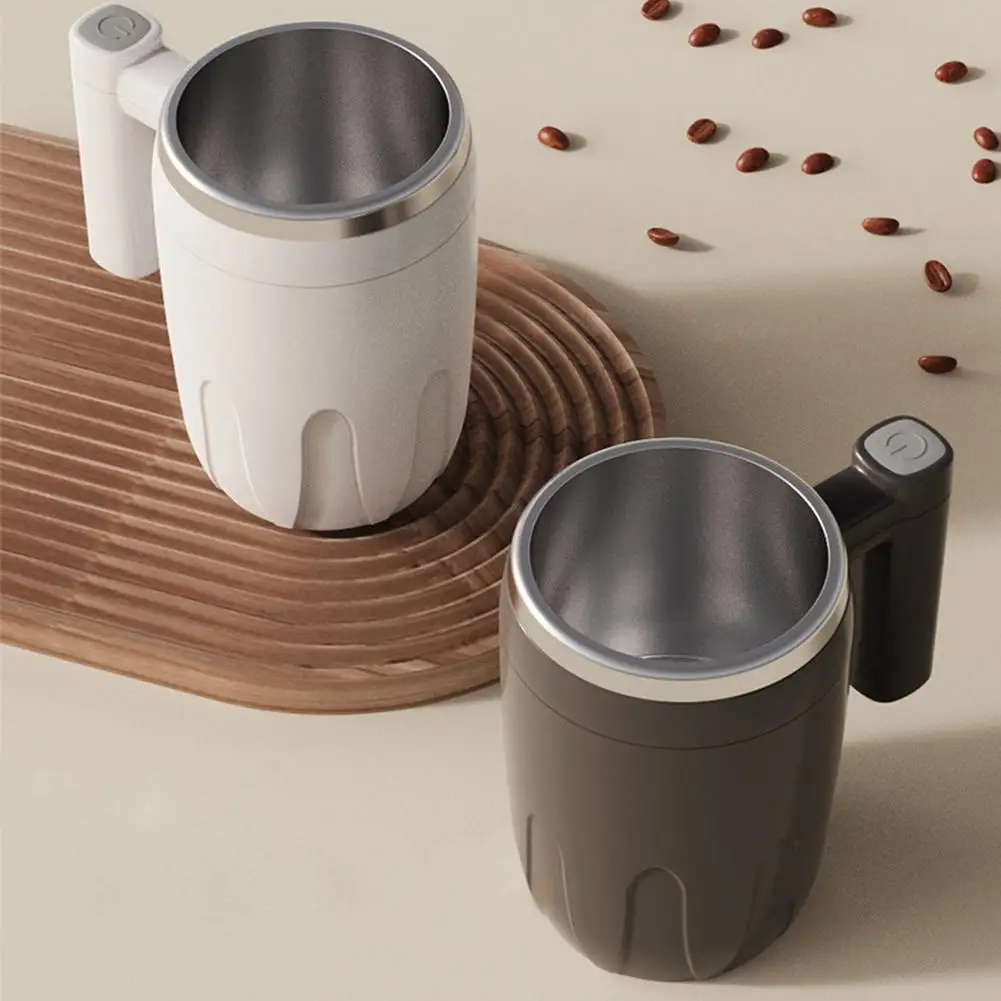 400ml Self Stirring Mug TypeC Rechargeable Auto Magnetic Coffee Mug Automatic Mixing Cup For Milk/Cocoa At Office/Kitchen/Travel