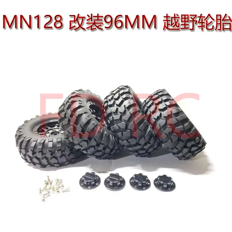 

MN128 MN86S обновление и установка 96 мм шин для внедорожников.