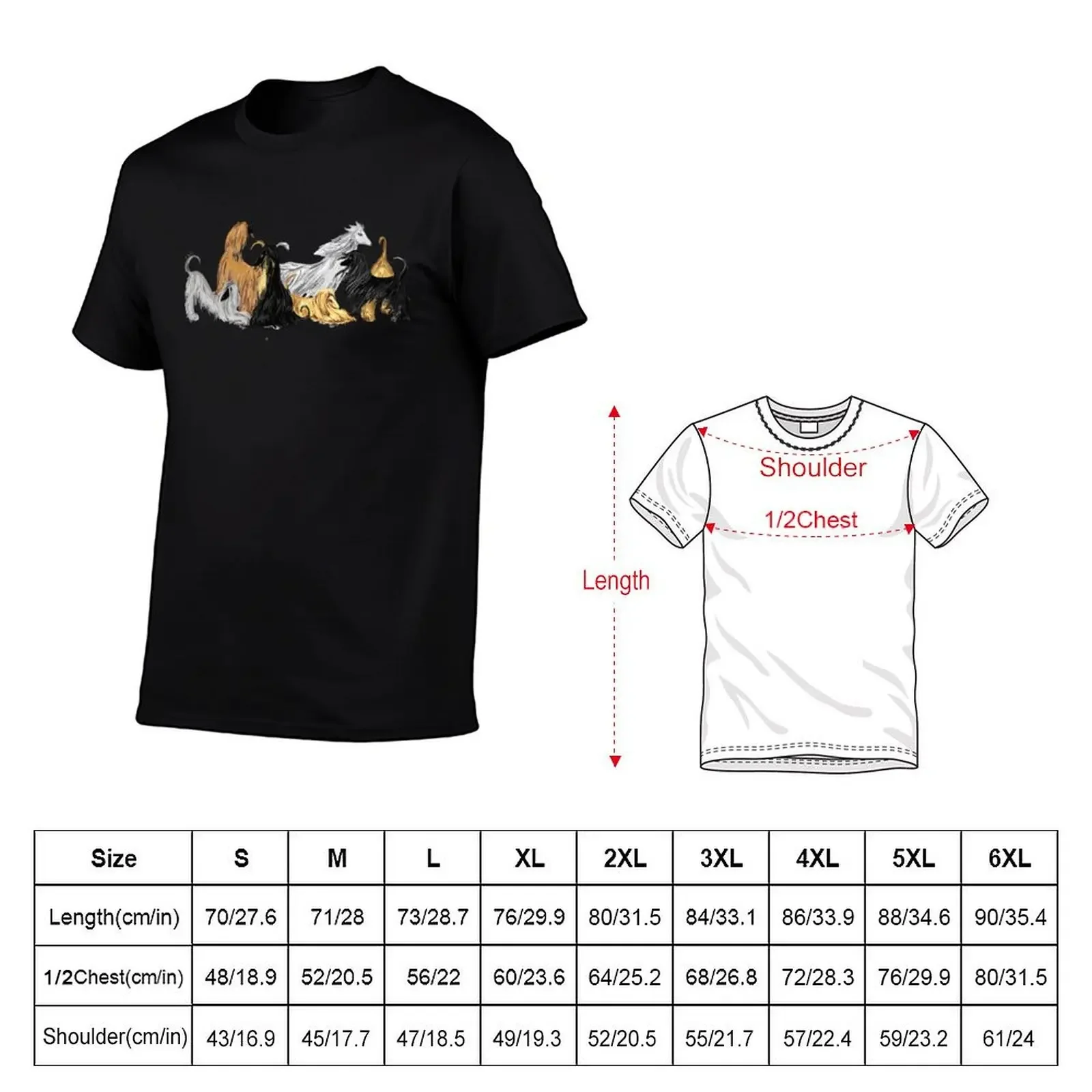 afghan-hound-quickdry-tshirt-vintage-baggy-shirt-for-men