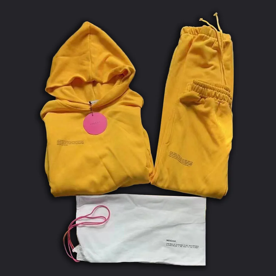 YICIYA Women Tracksuit Joggers Pants Sweatpants And Sweatshirt Hoodies Sportswear 100% Cotton Horizon Two Peice Set Home Clothes