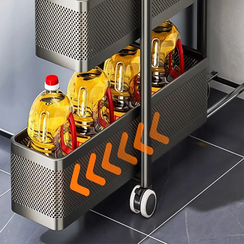 Portable Trolley Kitchen Storages Home Organizer Trolleys Roulette Furniture Wheels Drawers Carrello Da Cucina Removable