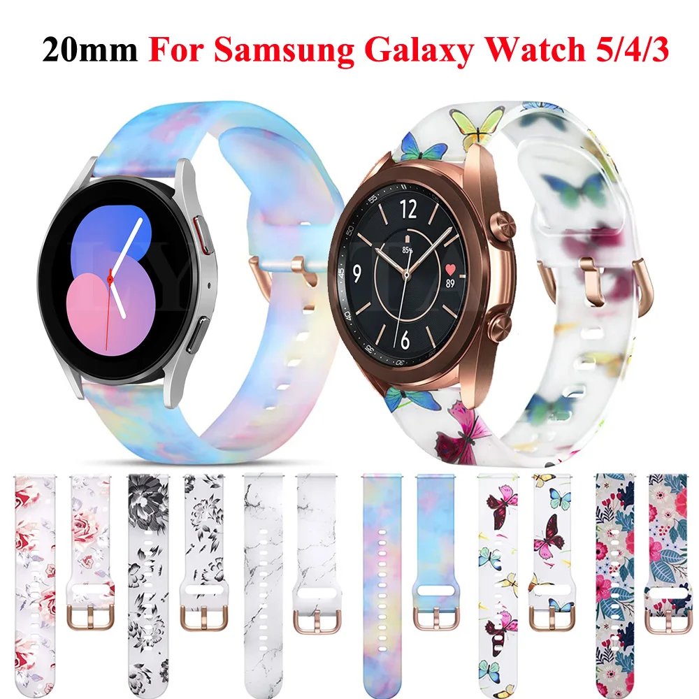 Bracelet-en-silicone-imprim-pour-Samsung-Galaxy-Watch-Bracelet ...
