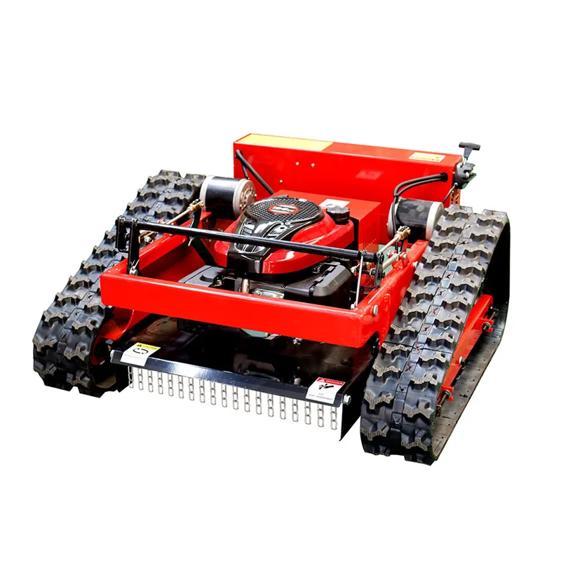

remote control lawn mower four wheel drive weeder new chili agricultural machinery mowing second hand mowers