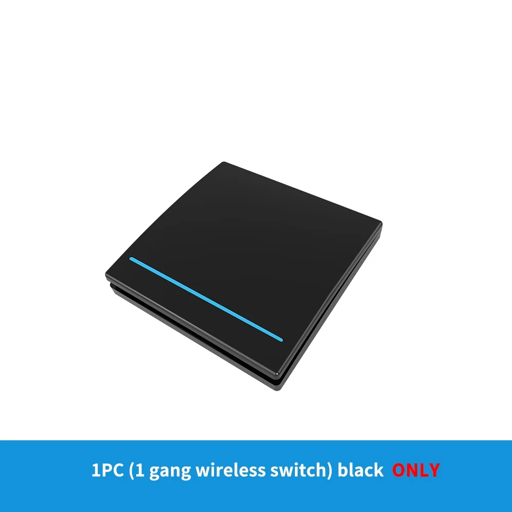 Hococa 433Mhz 무선 스위치 형광체 스트립 1/2/3 Gang 86 패널 10a 릴레이 제어 Led 램프 수신기 원격 제어 스위치
