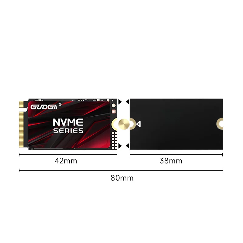 Nvme-nvme 2242 Ssd m2 256gb Pcie3.0 com Dram Dissipador de Calor Best Buy Hdd m2 Nmve 2280 para Laptop Desktop Thinkpad T480 T470p - Imagem 4