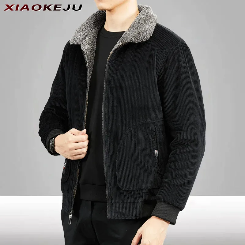 Man Clothes Black Jacket Motorcycle Sportsfor Heating Camping Mountaineering Sport Windbreak Retro Oversize Withzipper Cardigan