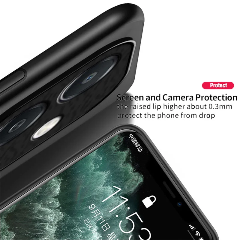 Rugged Protective Phone Case with Built-in Car Magnetic Holder