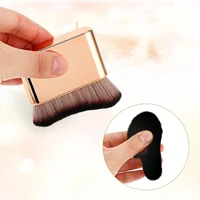 Brosse autobronzante Brosse de maquillage pour le corps douce Brosse autobronzante portable Brosse pour le visage autobronzante pour le maquillage du corps et des jambes (or rose) 3