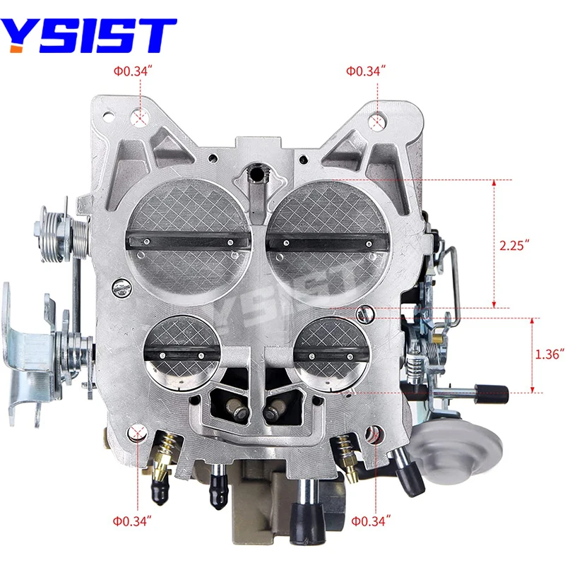 Rochester Quadrajet 4MV 4-Barrel Carburetor Replacement for Chevy 4