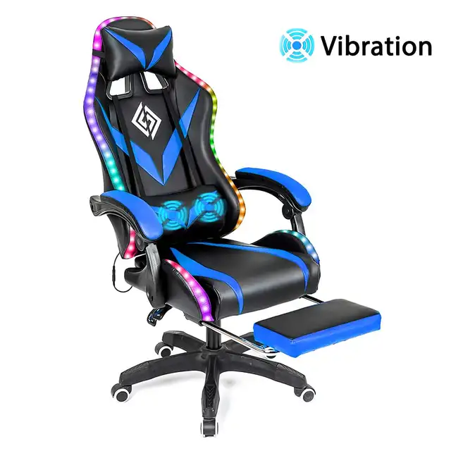 lager passage Rose kleur 135 Graden Gaming Stoel Rgb Licht Bureaustoel Bluetooth Speaker Gamer  Computer Stoel Ergonomische Swivel 2 Punt Massage Fauteuil - AliExpress