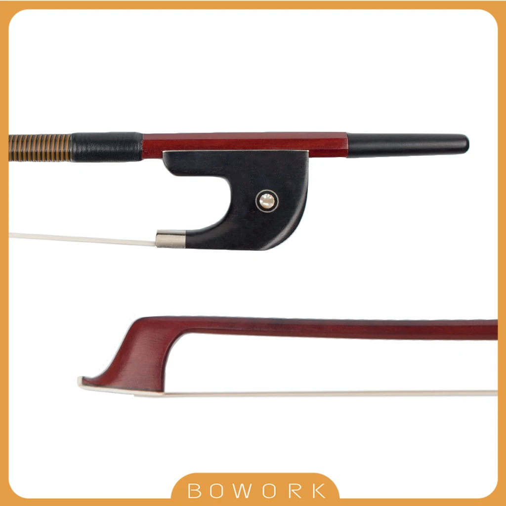 

Handmade 4/4 Double Bass Bow German Styles Upright Bass Brazilwood Arch Extremely Strong For Discerning Student Seasoned Player