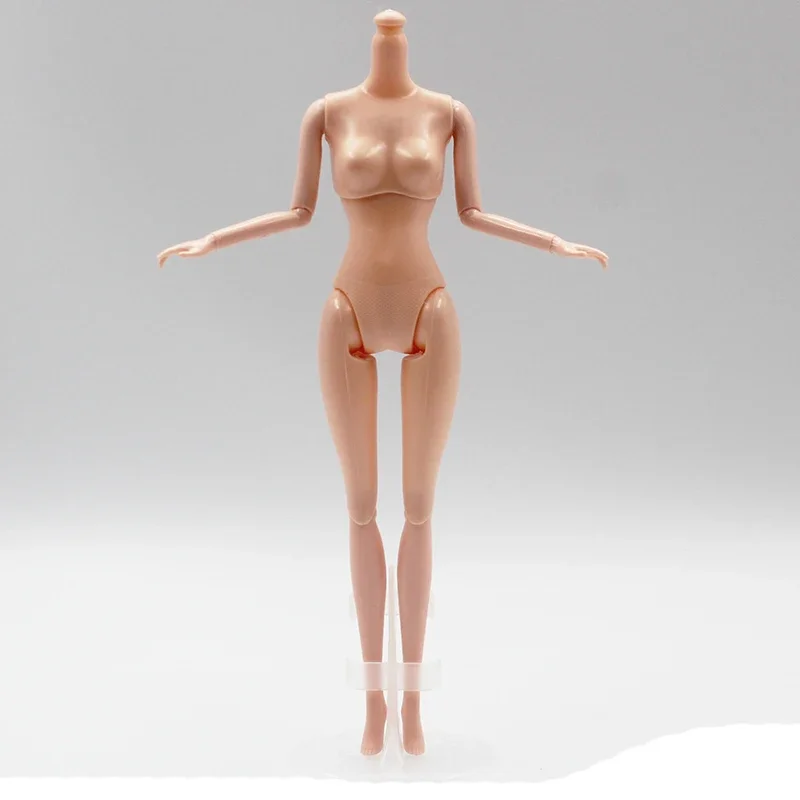 여성/남성 30cm 높이 인형 움직이는 관절 뚱뚱한 일반 누드 바디 파츠 액세서리 흰색/어두운 피부색 장난감 소녀들을 위한 통통한 체형