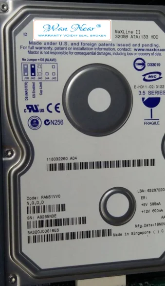 

Для смартфона 005048012 5A320J00816E6 3,5 320G ATA 133 FC 320GB