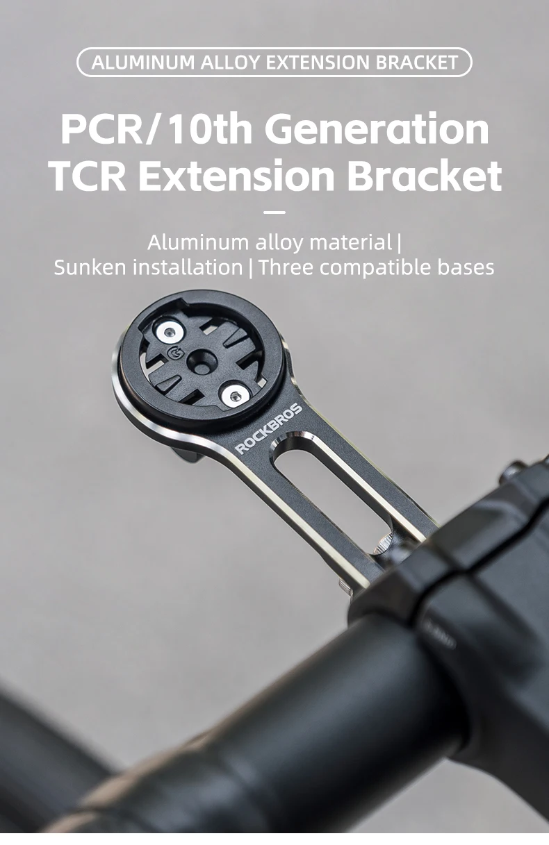 Bike Computer Holder Bike Front Light Lamp Mount for GIANT TCR PCR Aluminum Allo