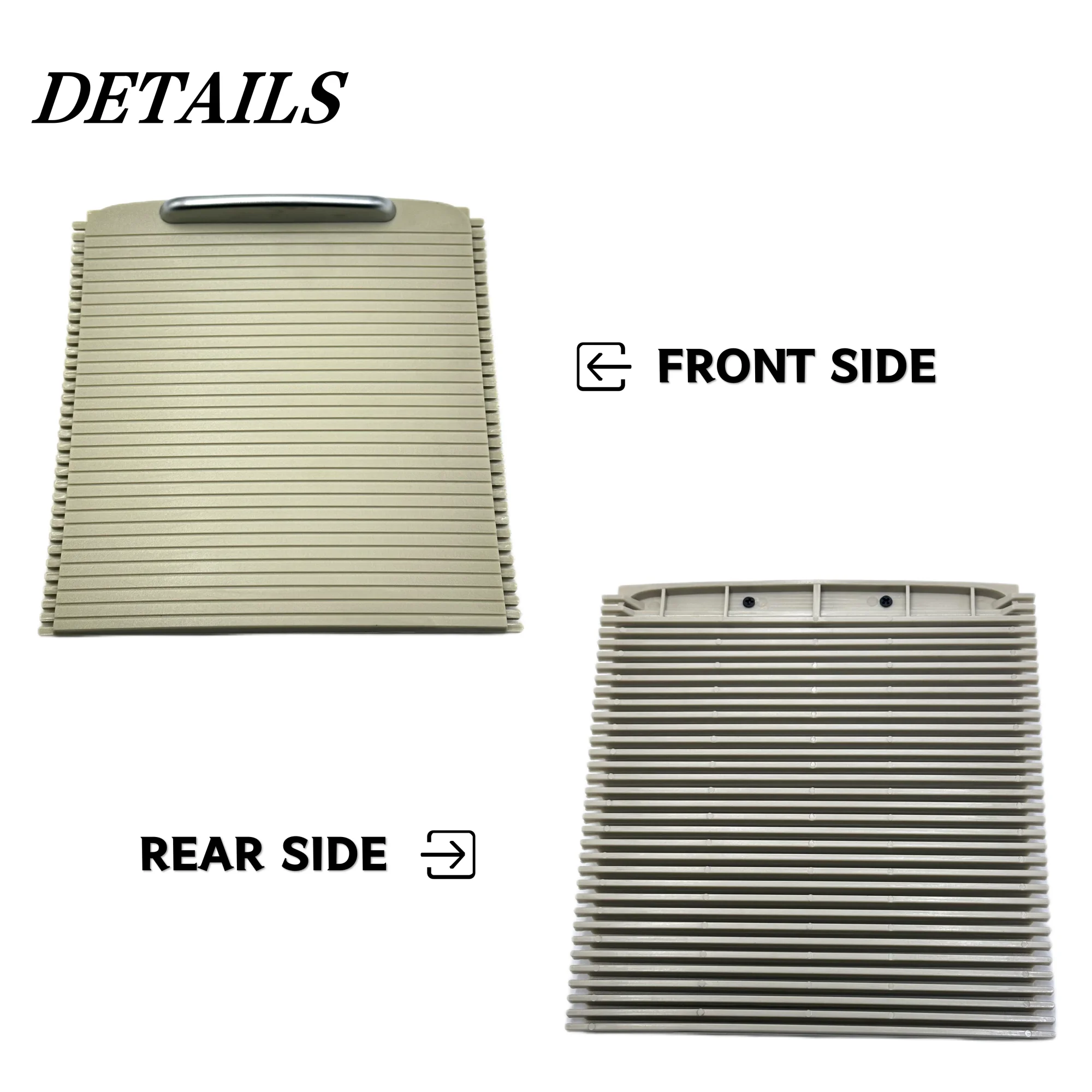 Housse De Coussin D'Accoudoir De Console Centrale Noire De Remplacement