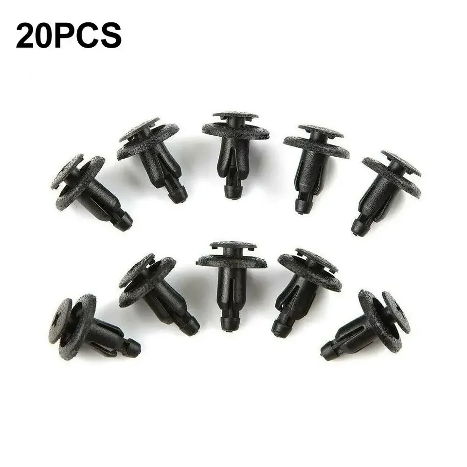 20 Stks 7Mm Plastic Push Schroef Klinknagel Kuip Panel Bevestigingen Clips