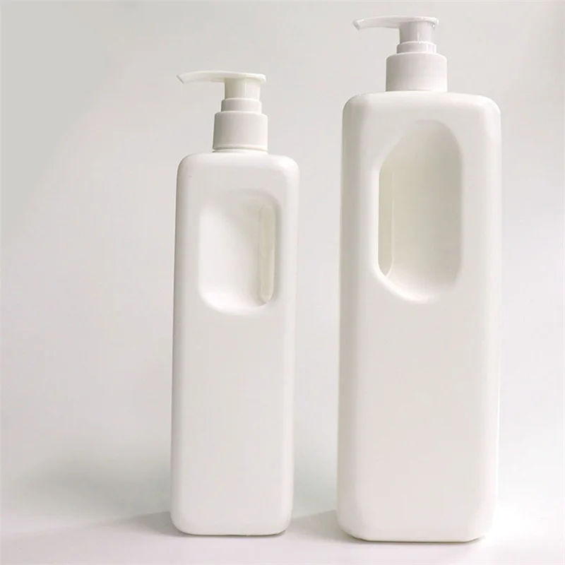 Square Liquid Soap Dispenser Bottle Shampoo Body Wash Shower Gel Container Household Bathroom Refillable Bottle 500/1000ml